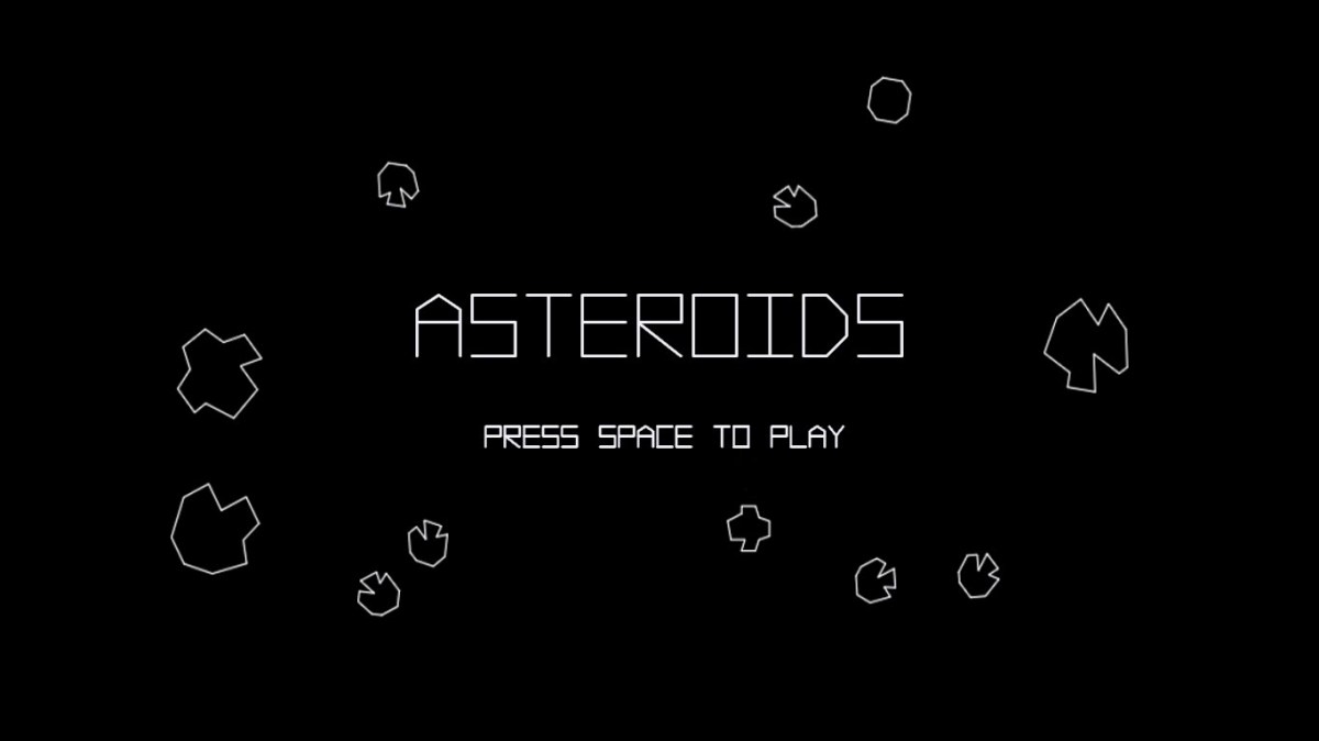 Asteroids video game